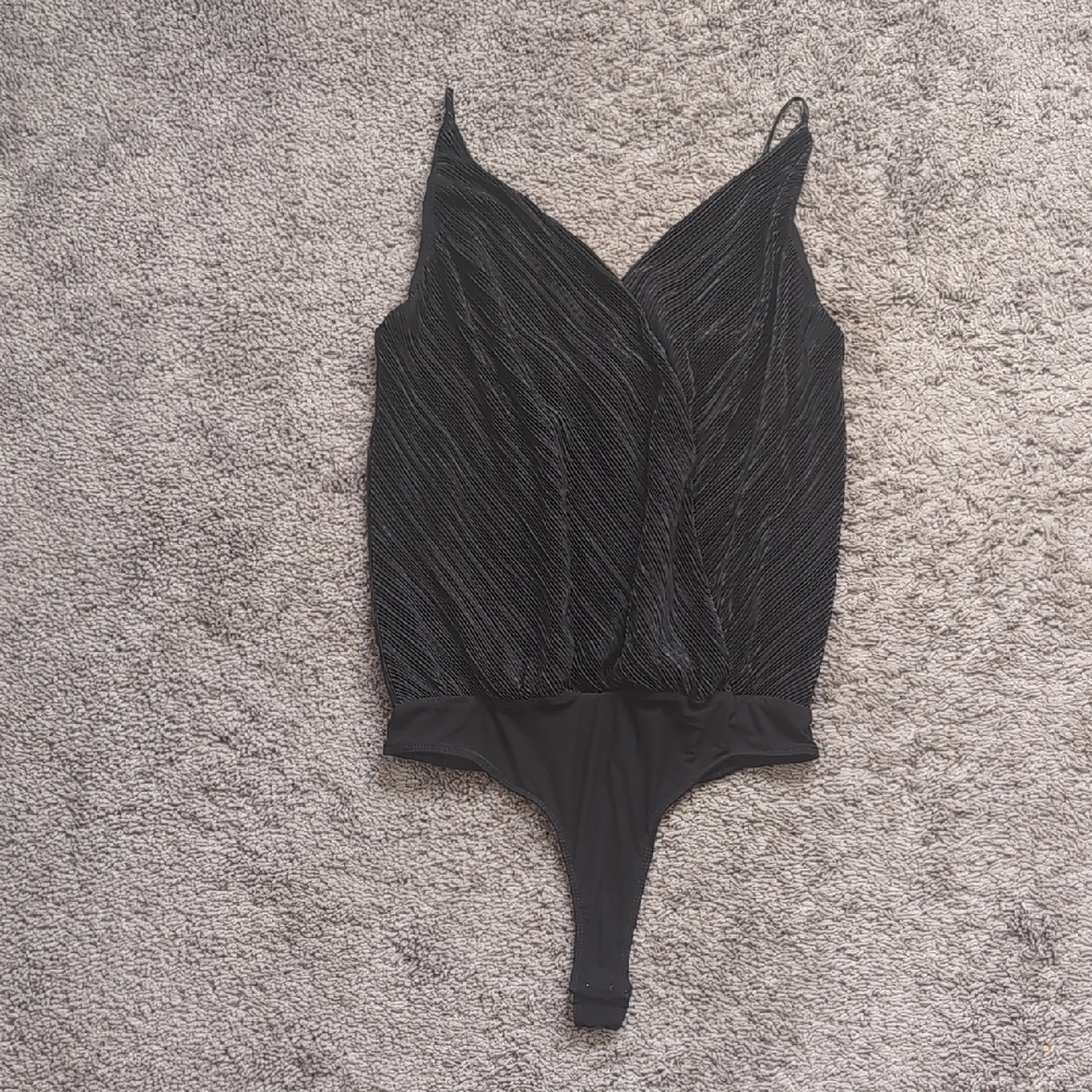 Astr Size Small Chic Black Women's Bodysuit